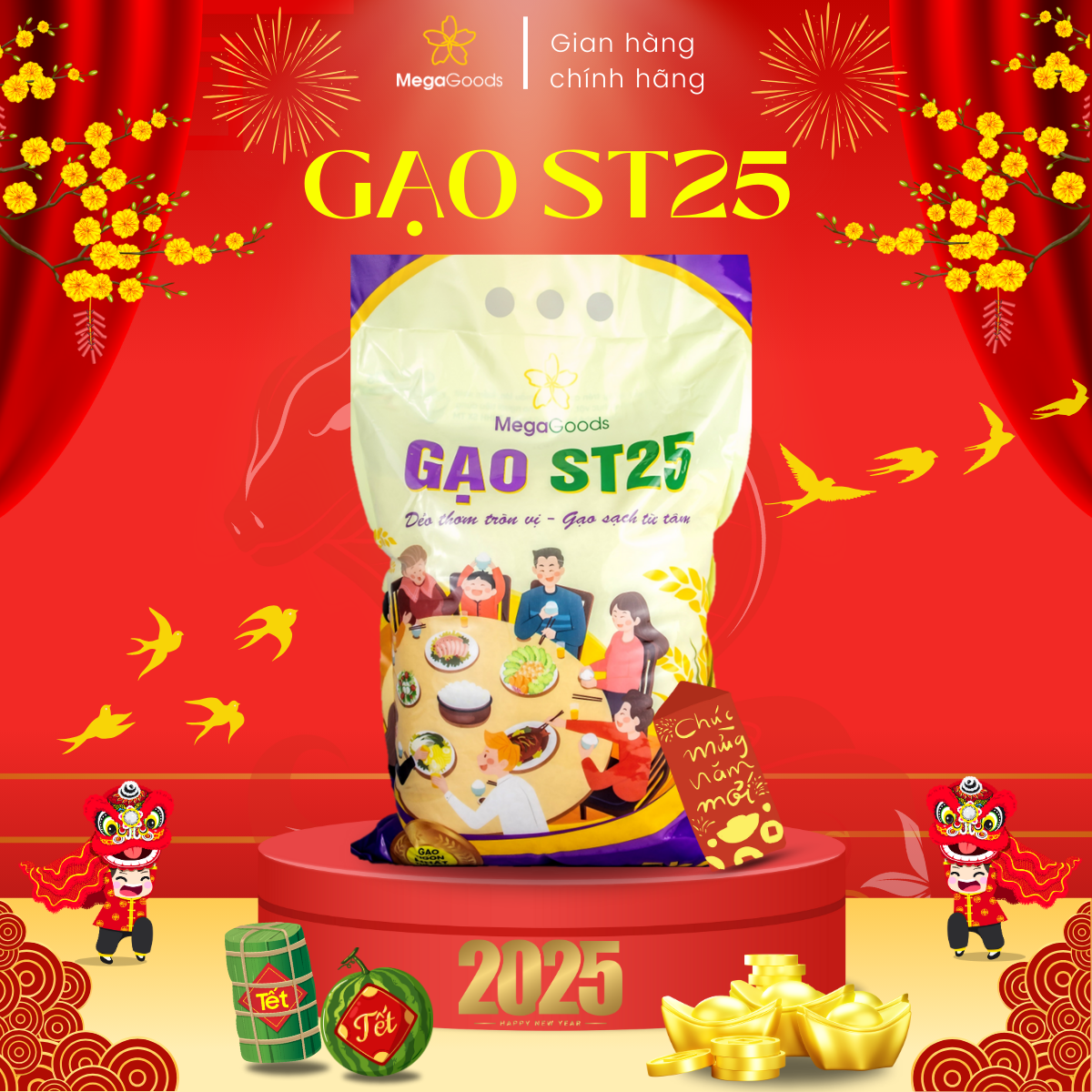 Gạo ST25 MegaGoods
